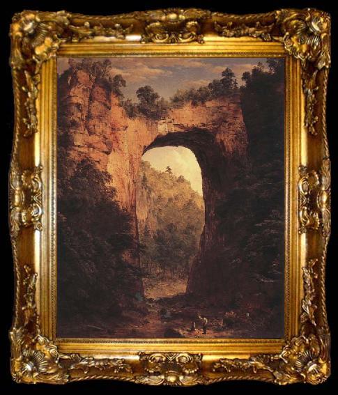 framed  Frederic E.Church The Natural Bridge,Virginia, ta009-2